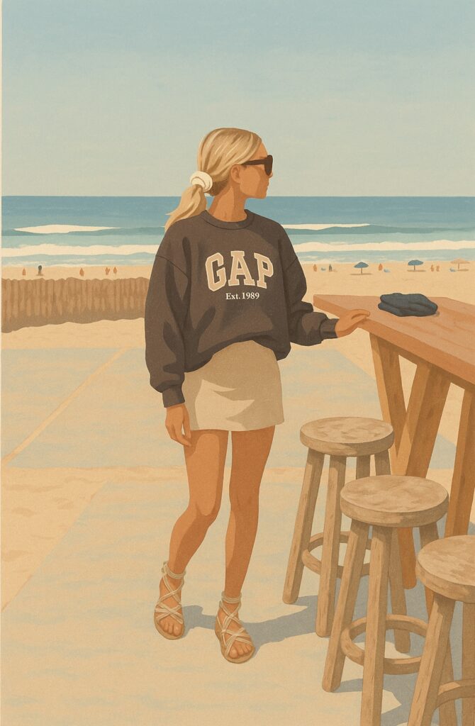 Dziewczyna na plaży