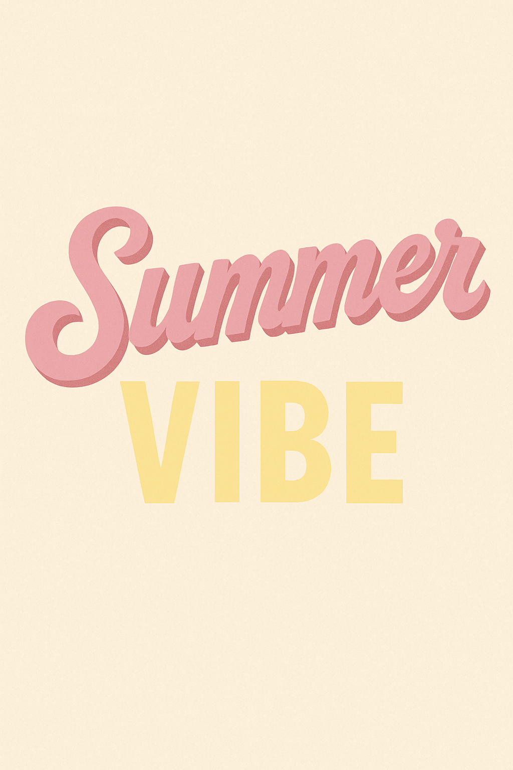 Summer vibe